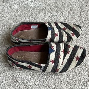 TOMS - canvas shoes.